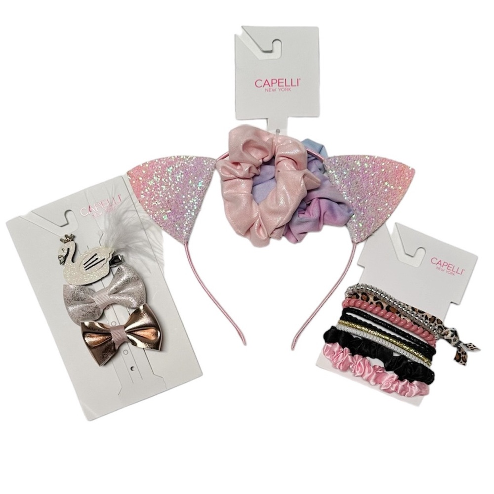 Capelli New York Girls Hair Accessories Set Of 3